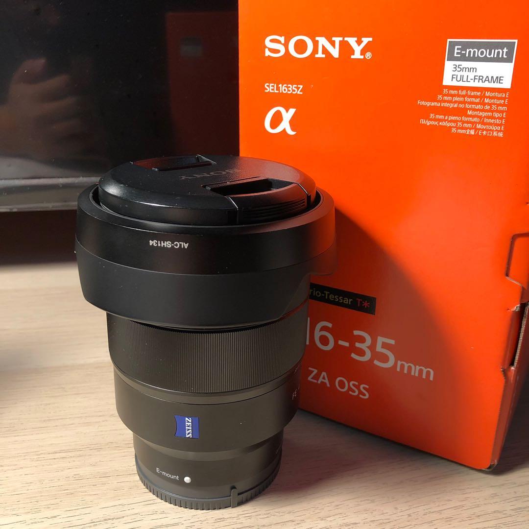 Sony Fe 16 35mm F4 Za Oss Zeiss Vario Tessar T With Uv Filter Photography Lenses On Carousell