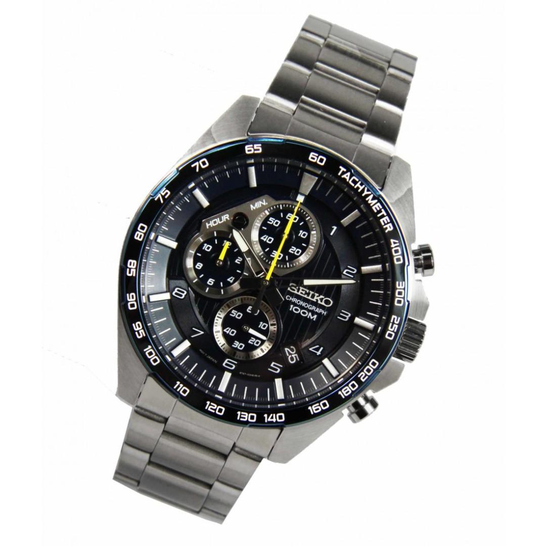 SSB321P1 SSB321P SSB321 Brand New Seiko Motosport Quartz 100M 100