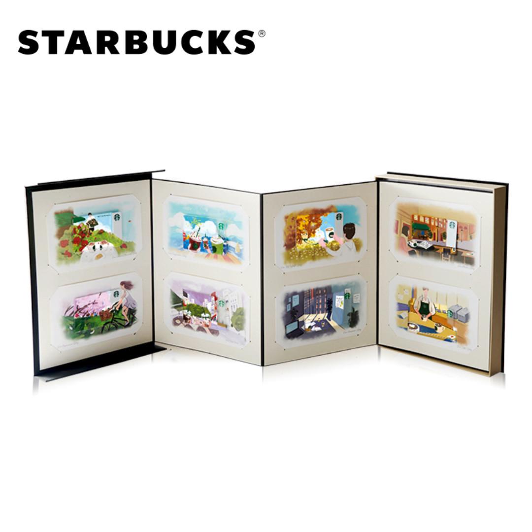 Starbucks Coffee Story 88vip Collection Card Postcard Album Set
