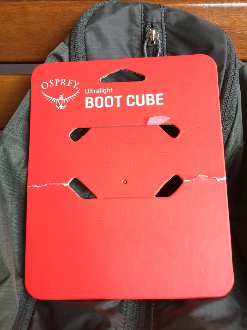 Tas Sepatu OSPREY Ultralight Boot Cube 10L Grey Olah Raga