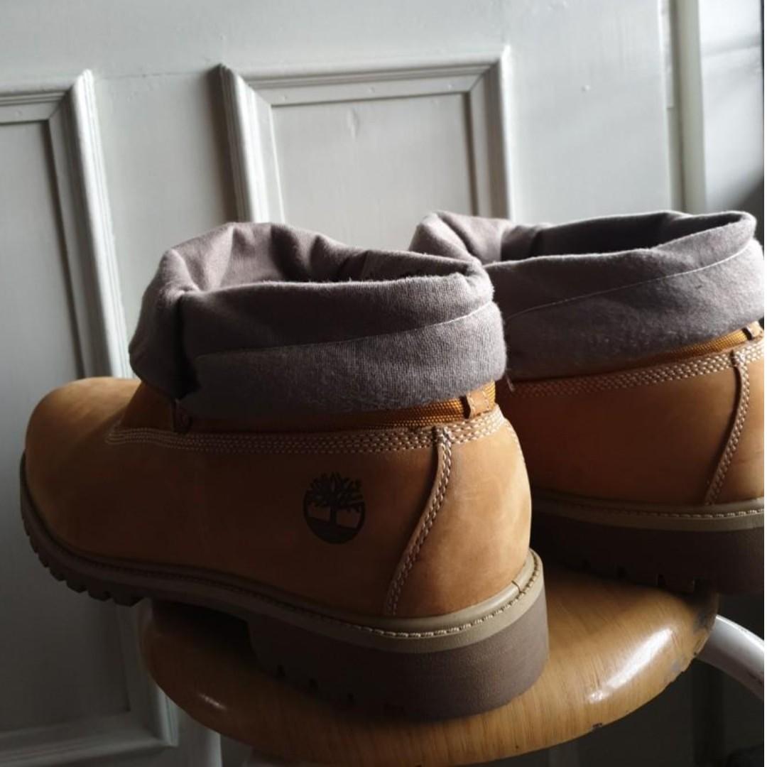 Timberland men's basic single roll top ankle boot shop
