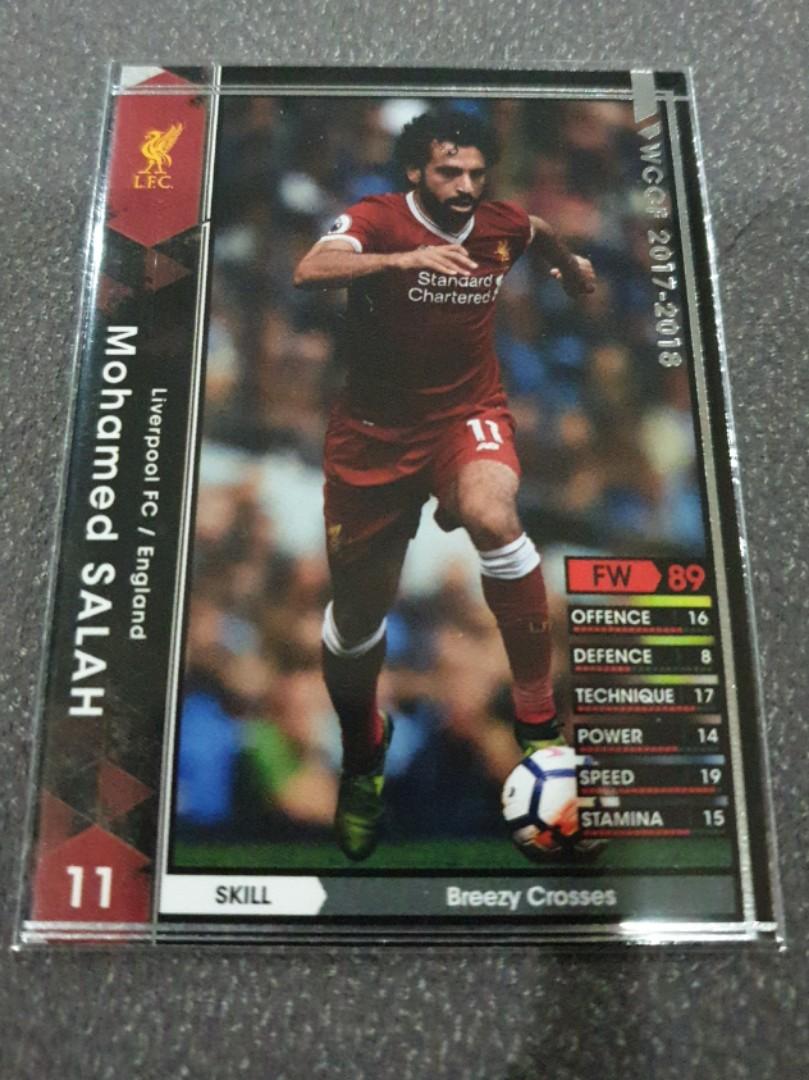 Wccf 17 18 Card Liverpool Mohamed Salah Toys Games Board Games Cards On Carousell