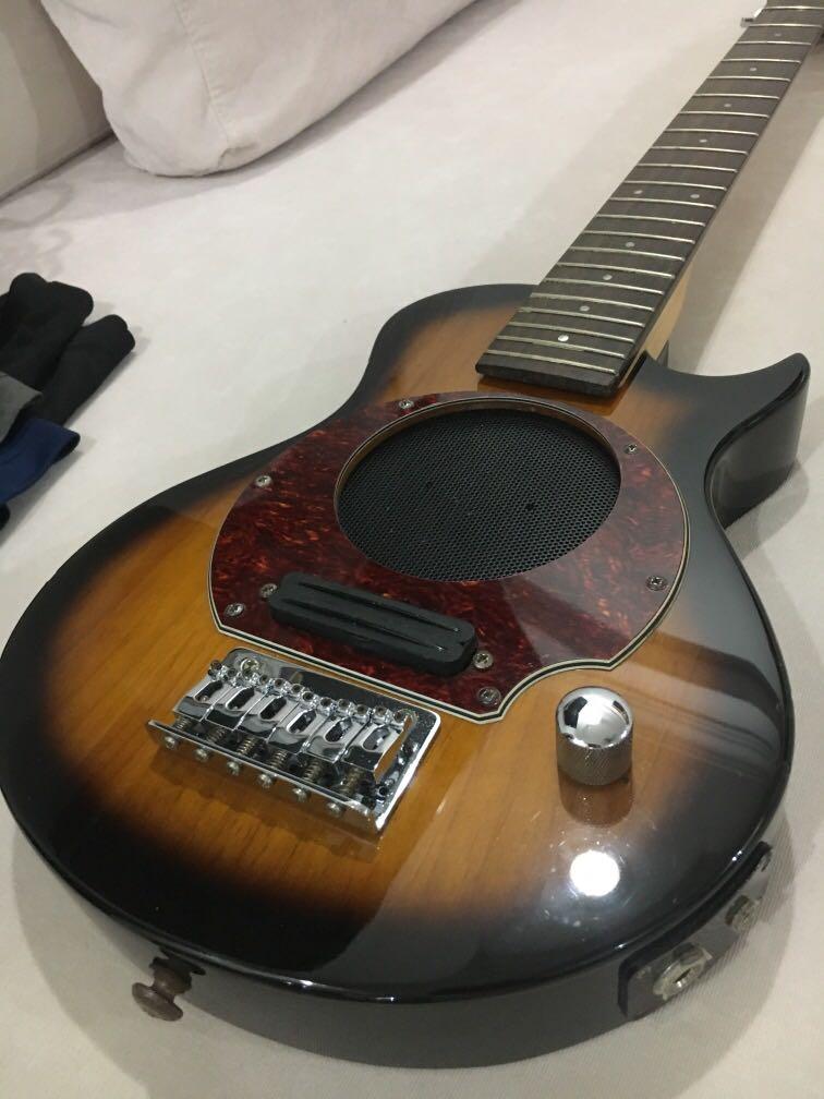 Acoustic guitar with built in amp sale and speaker