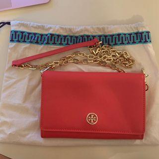 Tory Burch Robinson Chain Wallet