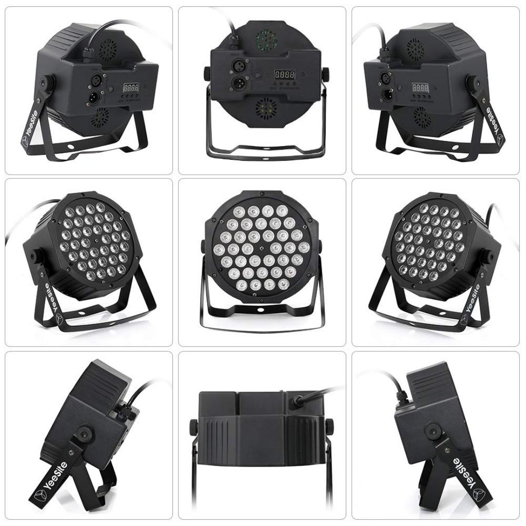 125. Par Lighting for Stage Lights, YeeSite 36LEDs Full 1Watt RGB LED