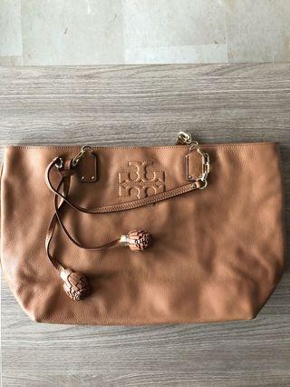 Large Tory Burch Leather KeepAll