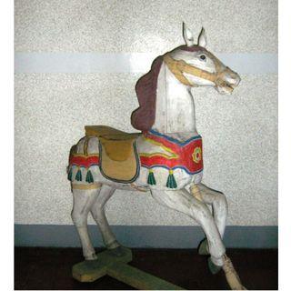 30s Phil. Wooden Carousel Horse vintage antique filipiniana toy