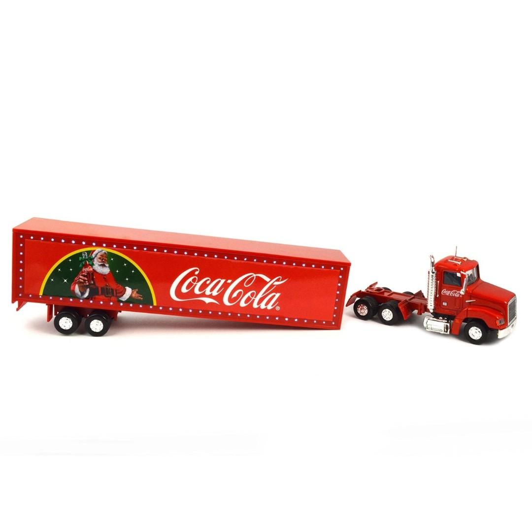 coca cola christmas truck toy with lights