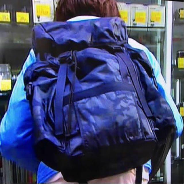 瑛太着用Head Porter Camo Ruck Sack Navy 日劇無法坦誠相對上野樹里