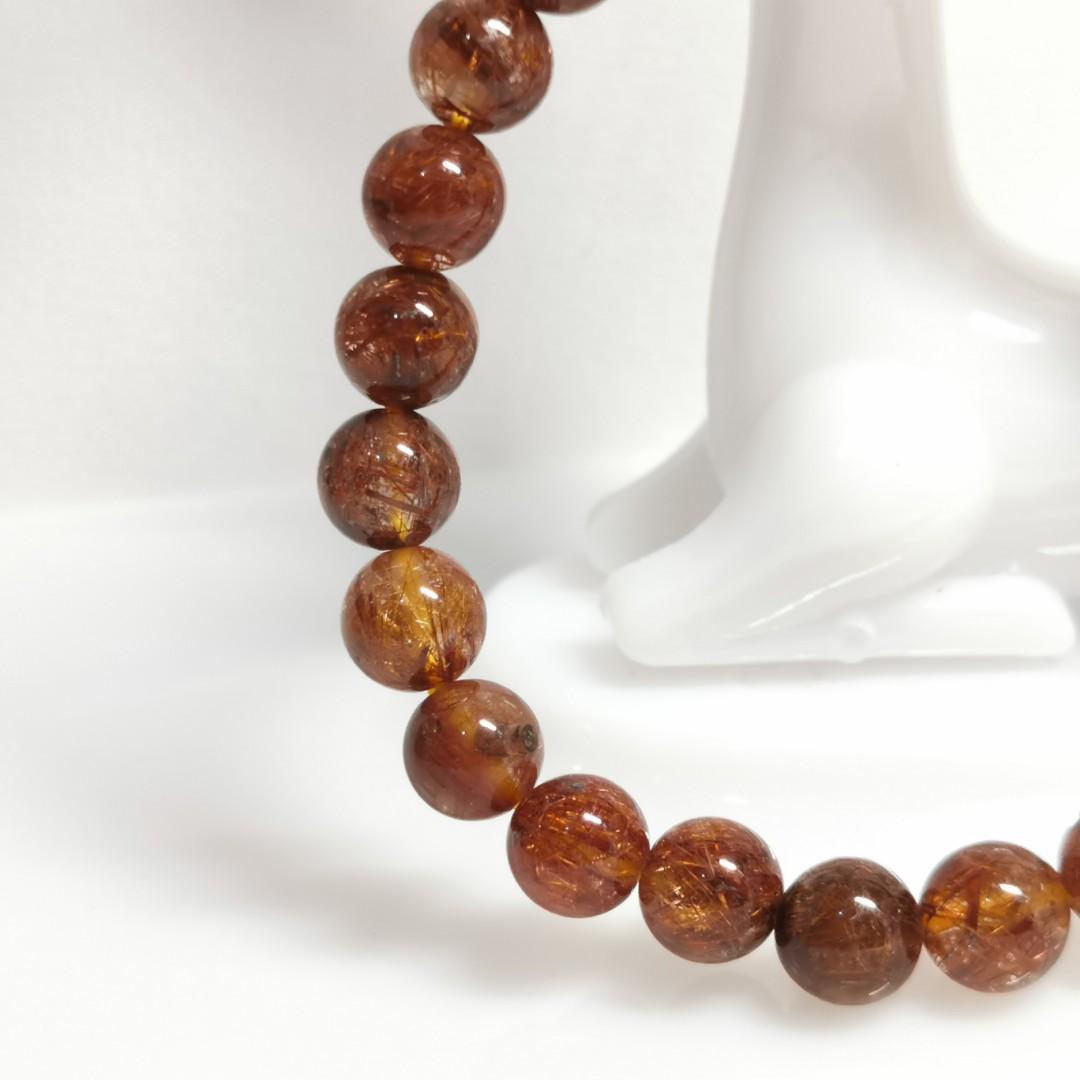 红铜发貔貅 red copper rutilate quartz w/pixiu