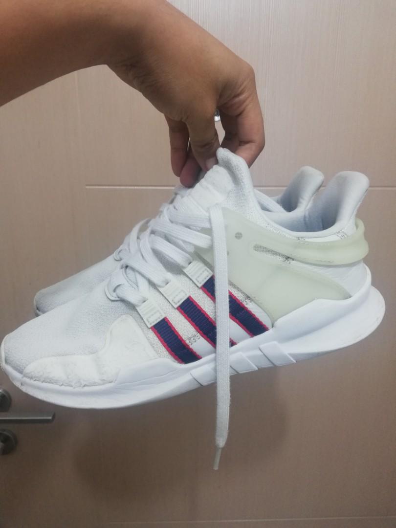 Adidas EQT support ADV white navy scarlet Men s Fashion Footwear