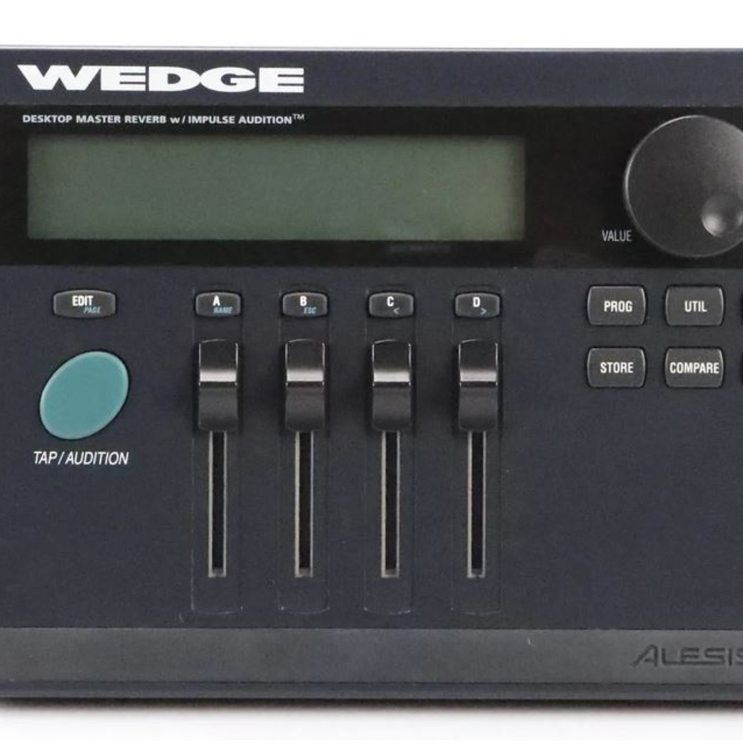 Alesis Wedge Desktop Master Reverb with Impulse Audition, 興趣及遊戲, 音樂樂器 ...