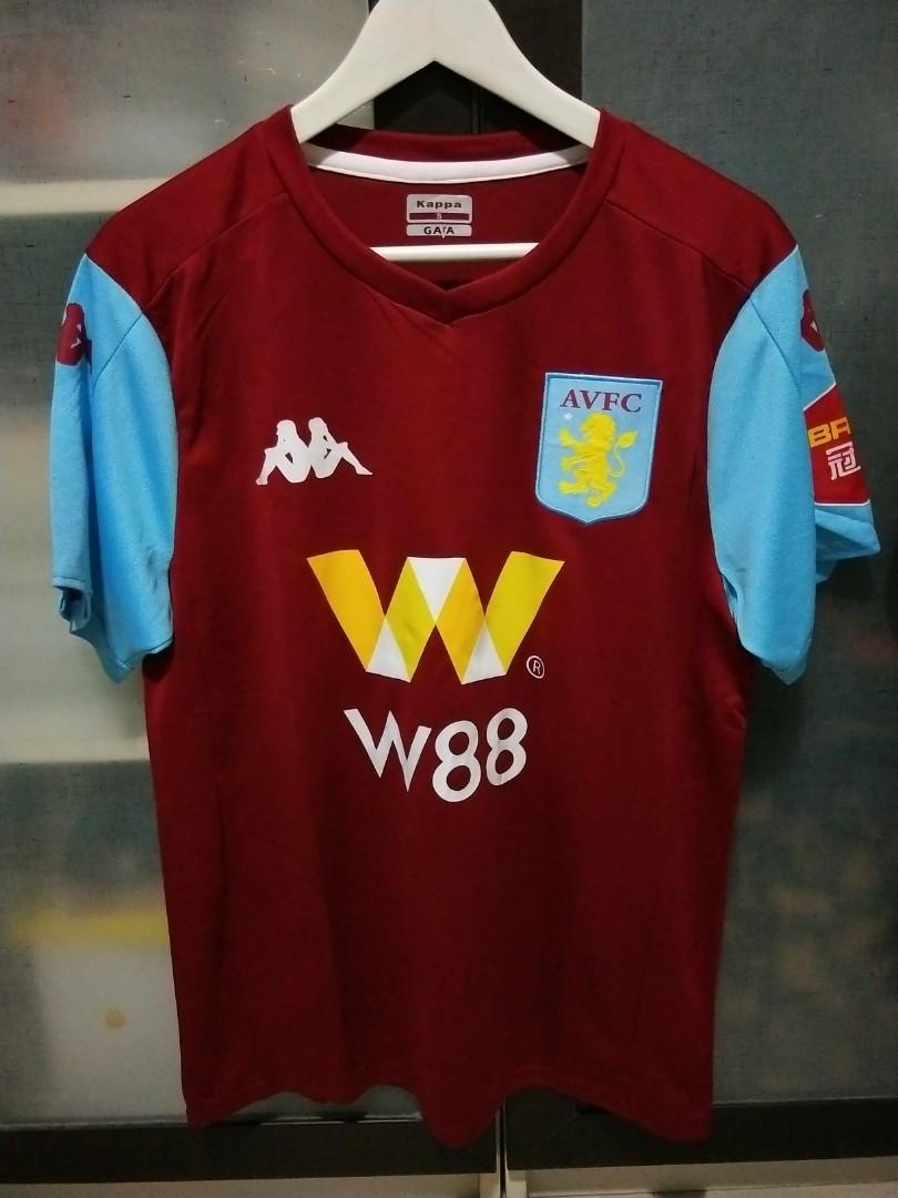 Aston Villa Home Kit Kappa Jersey 19/20 Size S (NEW ...