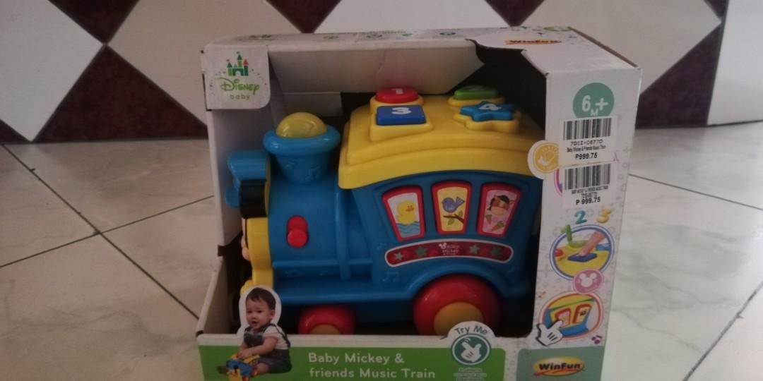 baby mickey musical train