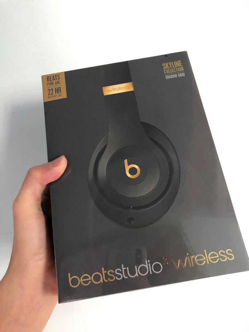 Beats Studio3 Wireless Headphones / Midnight Black, Audio, Headphones