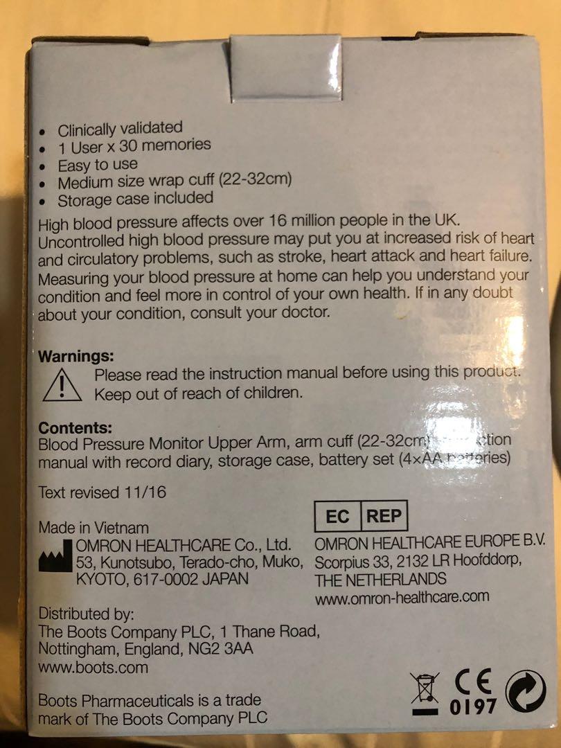 Blood Pressure Monitor Electronics Others On Carousell