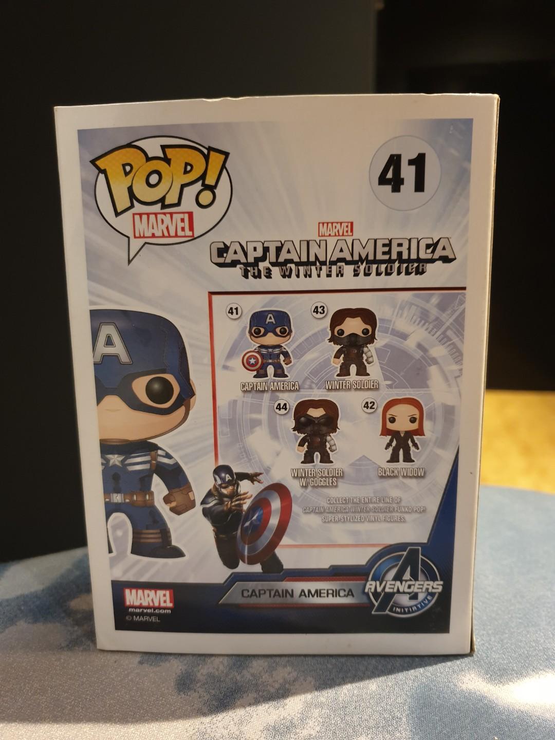 Captain America Winter Soldier Funko Pop 41 Toys Games Bricks Figurines On Carousell