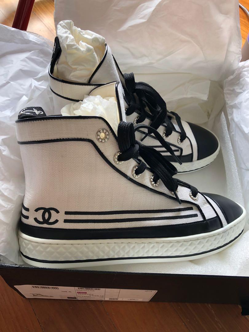 chanel sneakers size 12