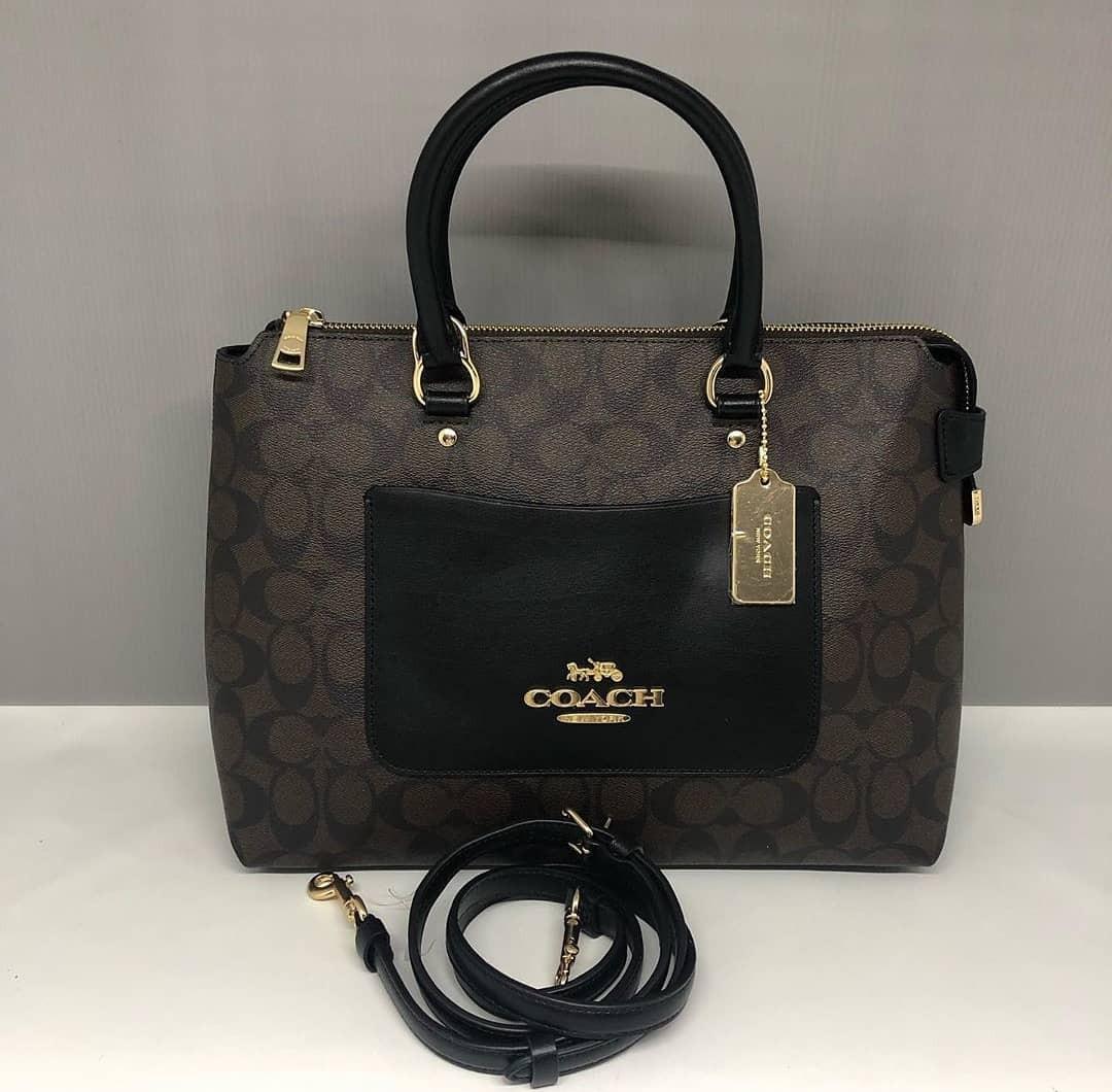 Coach large top emma satchel