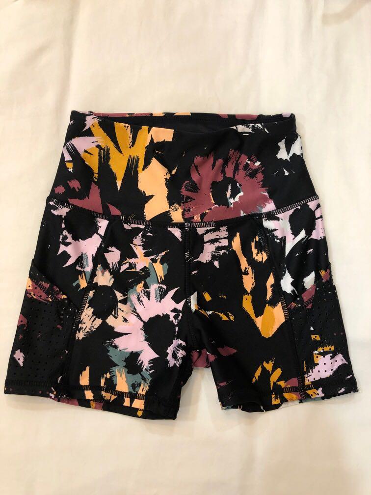Cotton On Floral Gym Tights Women s Fashion Activewear on Carousell