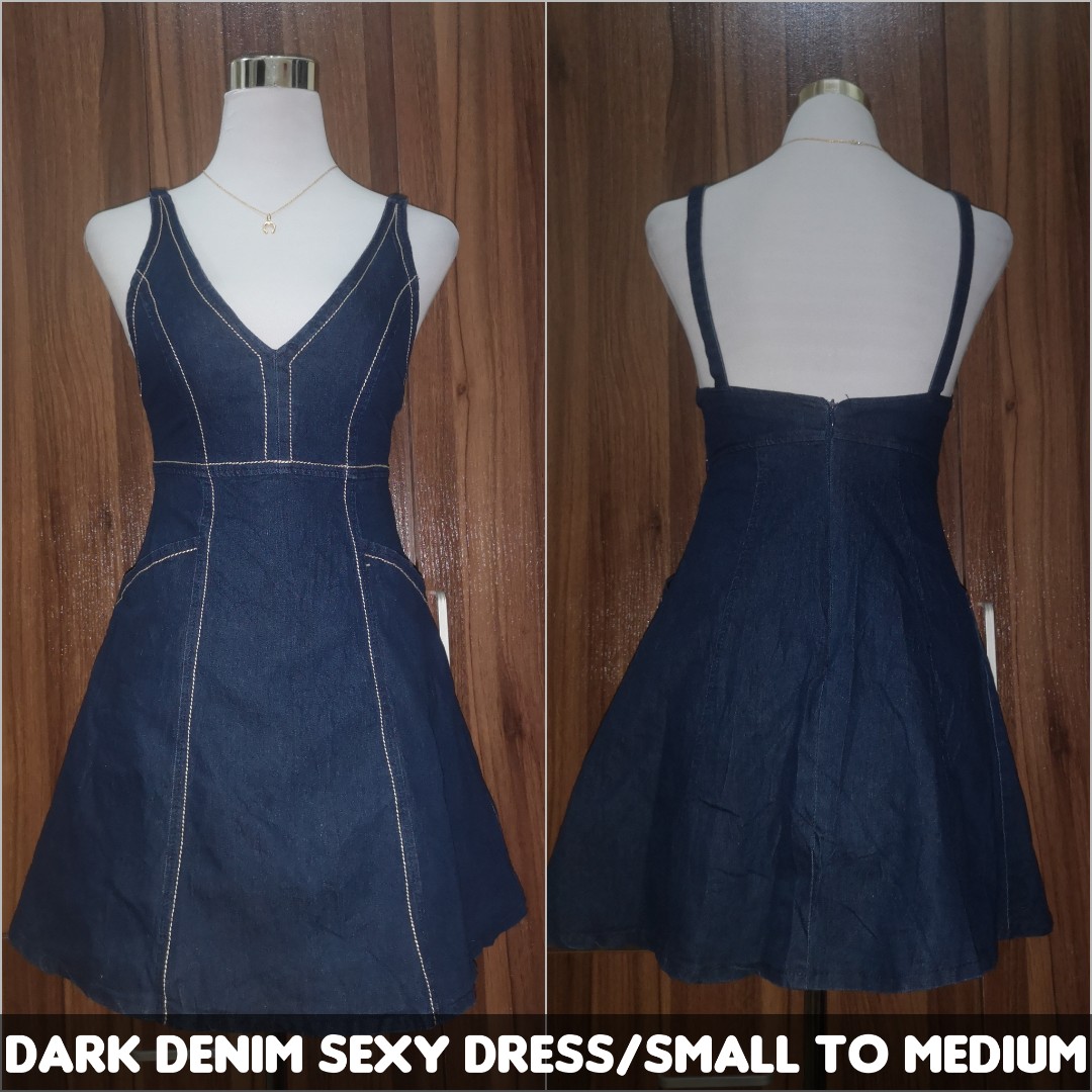 SEXY FASHION DENIM DRESS main image 0