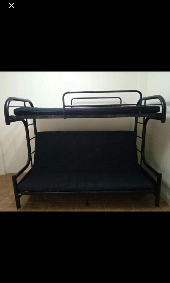 Double deck lower bunk convertible to sofa, Furniture & Home Living