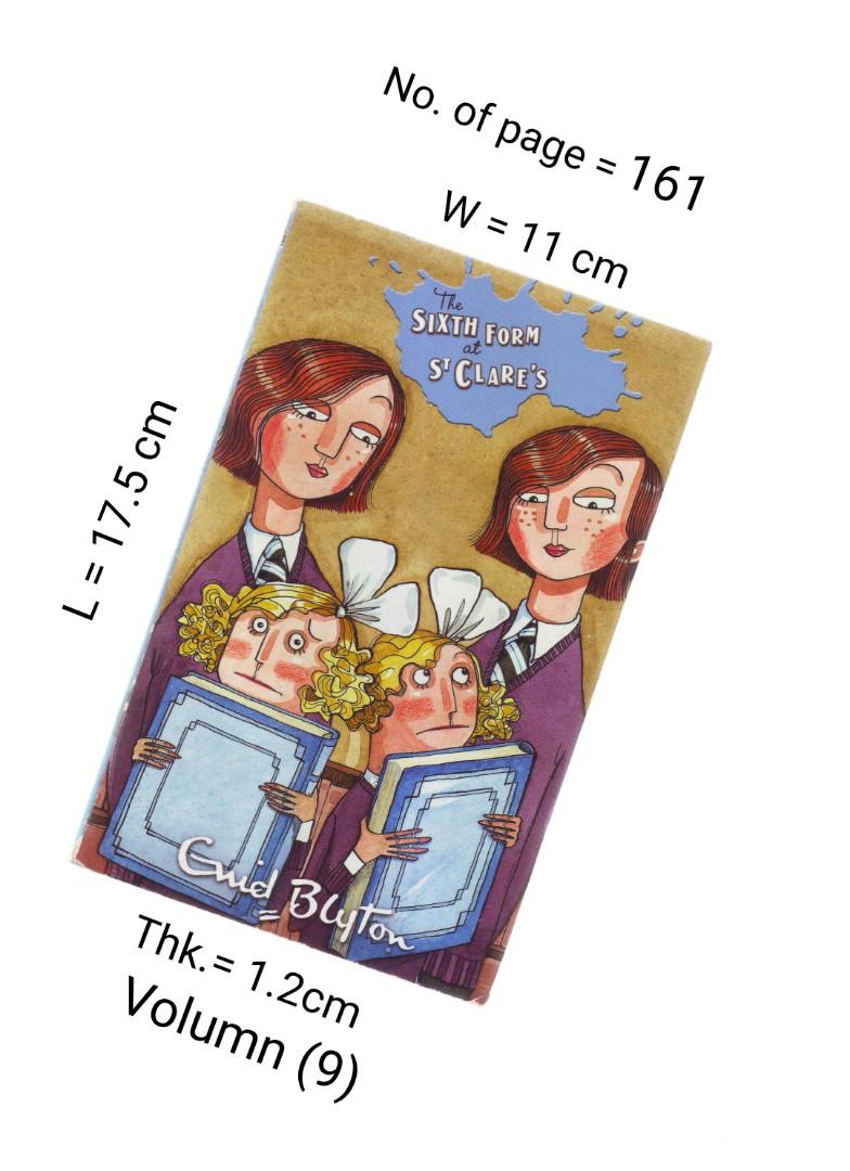 Enid Blyton The Sixth Form St Clares Books Stationery - 
