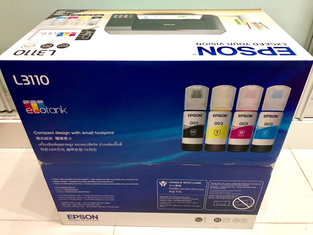 Epson L3110 Eco Tank Printer, not HP, Brothers, Canon, Photos Printer