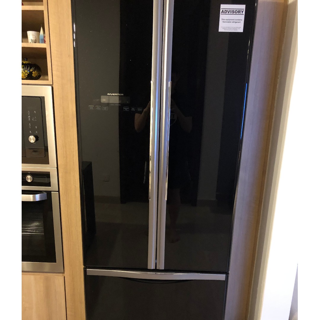 Hitachi Fridge R-WB480P2MS (456L) (Like new), TV & Home Appliances ...