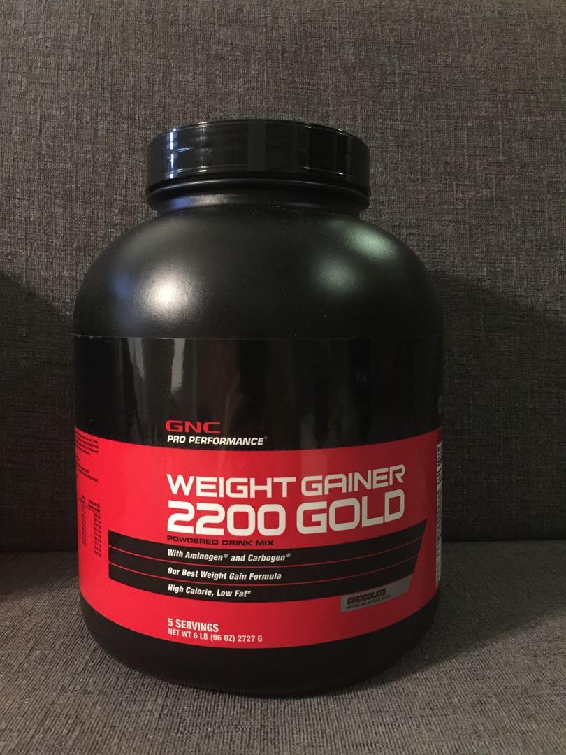 GNC PRO PERFORMANCE WEIGHT GAINER 2200 GOLD PROTEIN, Health & Nutrition