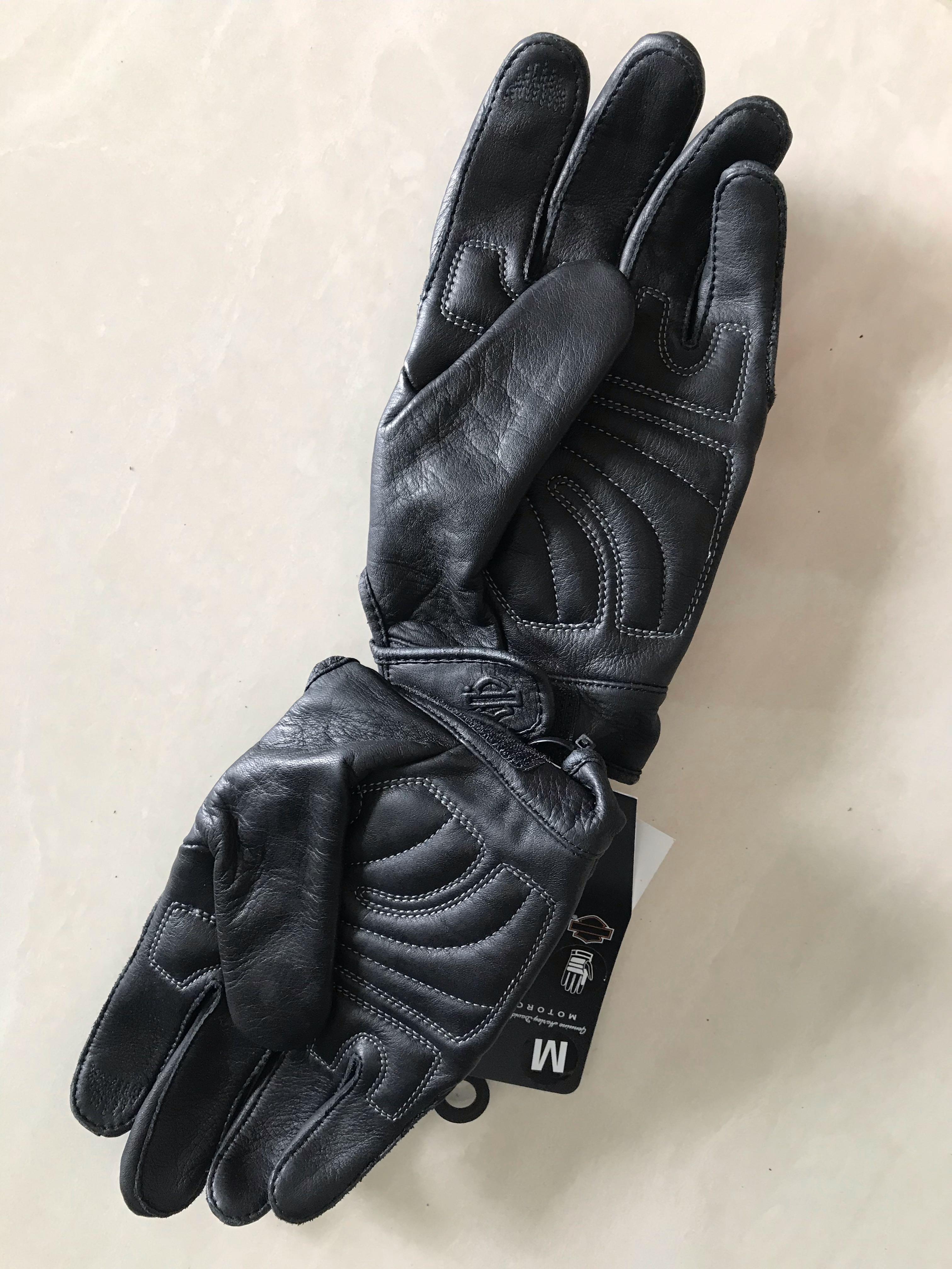 Harley davidson leather outlet riding gloves