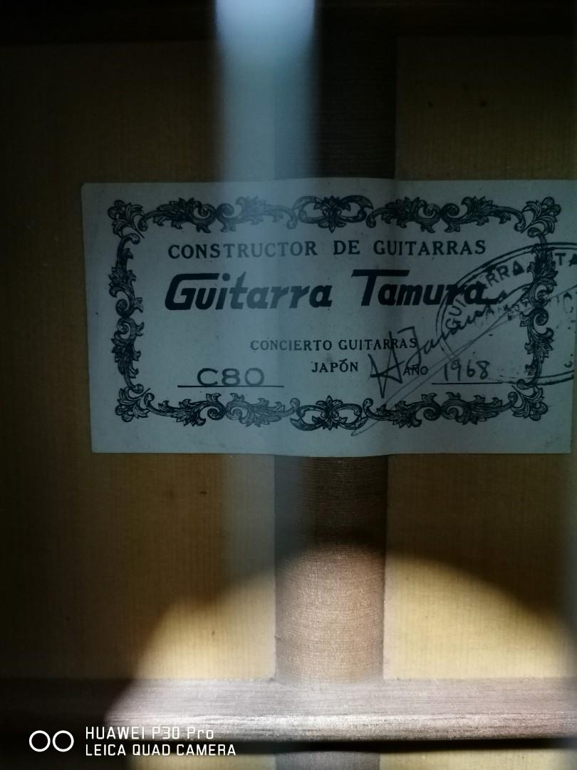 1967 Tamura Flamenco Guitar Polaris C80 – Hiroshi Tamura – with