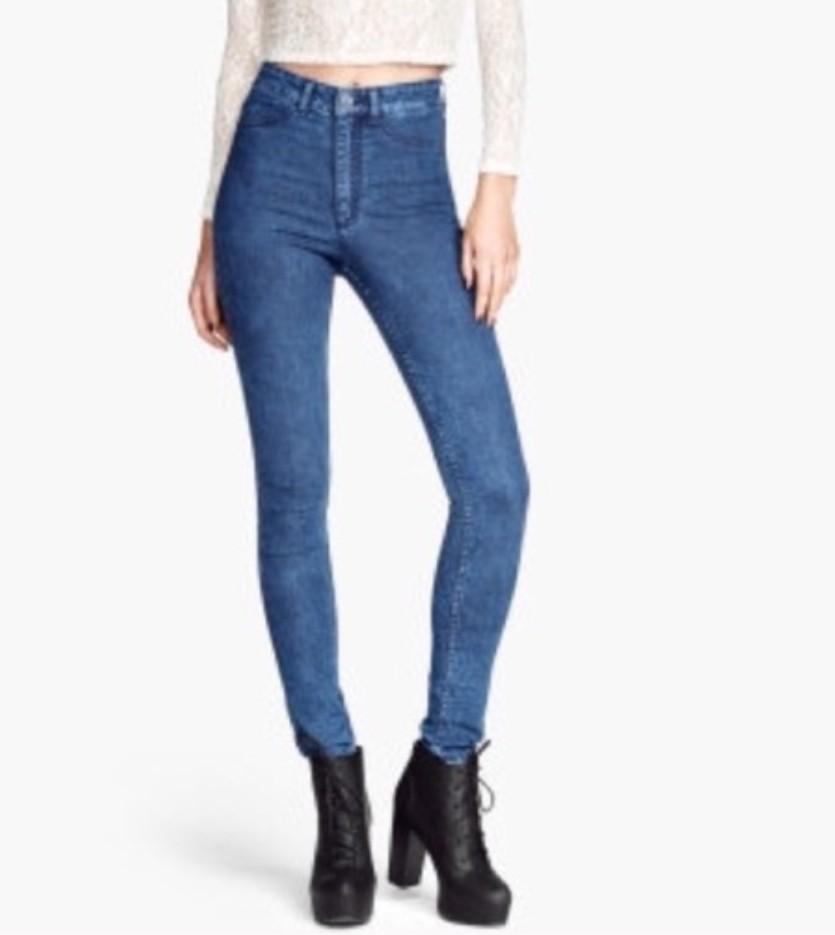 Jeggings high waist denim h&m clearance