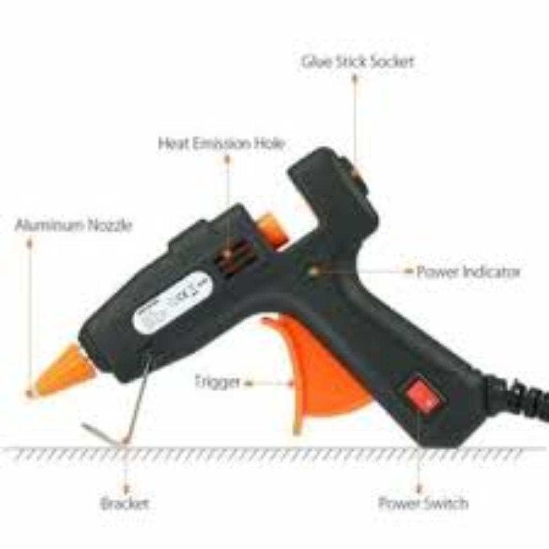 037 Hot Glue Gun Meterk 20w Mini Hot Glue Gun W Glue Sticks Fast