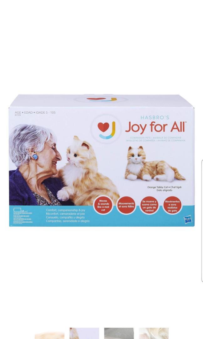 Joy For All Interactive Comforting Orange Tabby Cat Kitten For