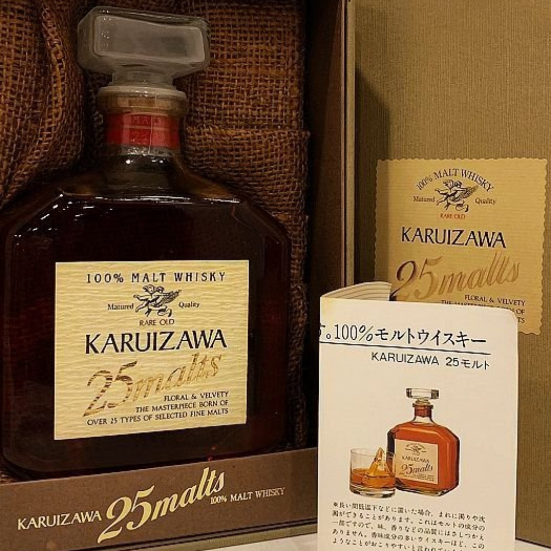 Karuizawa 25 Malt Whisky 720ml 輕井沢25麥芽威士忌, 嘢食& 嘢飲