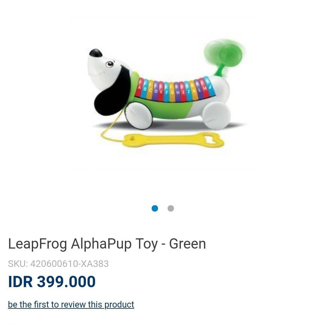 LeapFrog Alphapup Mainan  Anak Musik Mothercare  Branded 