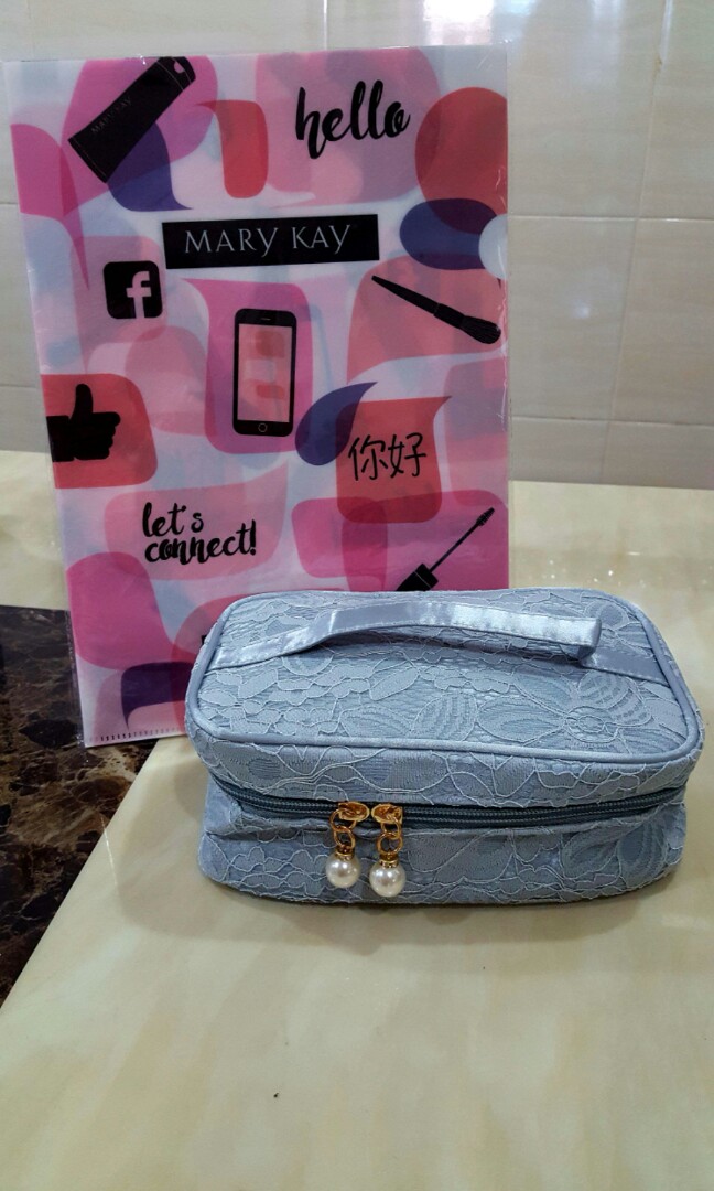 Mary Kay Lace Cosmetics Pouch