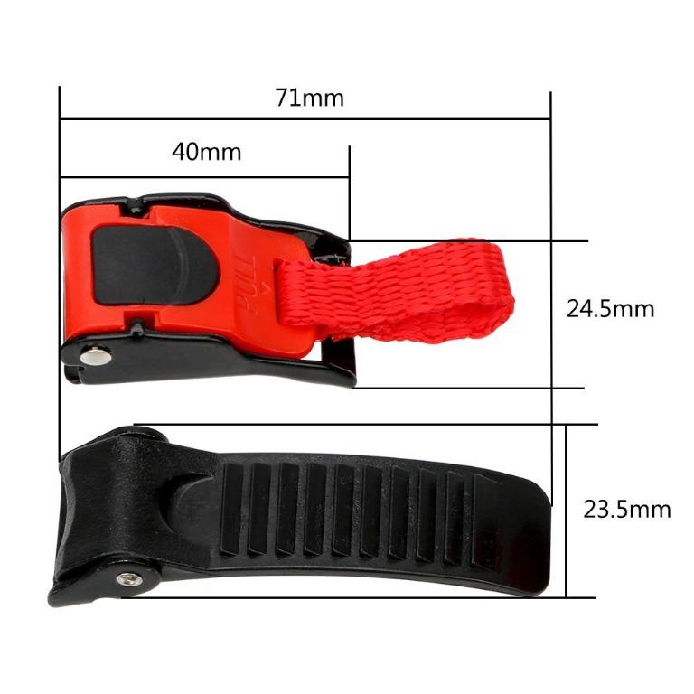 Motorcycle Helmet Quick Release Chin Strap Buckles, Auto Accessories on