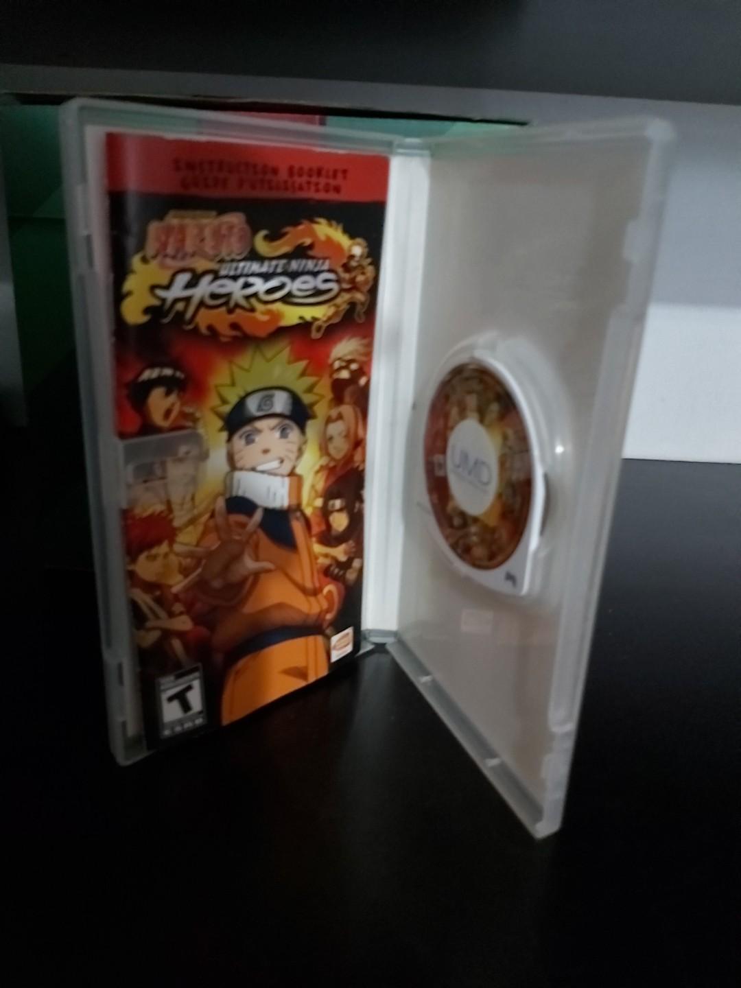 Naruto PSP games ( Naruto Ultimate Ninja Heros, Naruto Ultimate Ninja