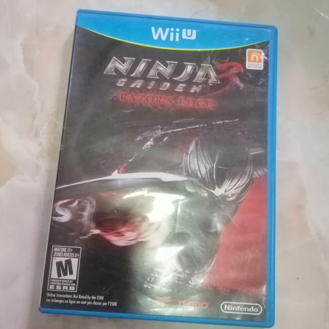 Ninja Gaiden 3 Razor's Edge Wii U (Category: Xbox) located in Manila. Submitted by watchesvideogamestoys (Listing ID 250958306, Image 1). Description: Ninja Gaiden 3: Razor's Edge Nintendo Wii U - US version Tested, and guaranteed working Complete with case, cover art and manual Payments through BPI, BDO, EastWest or Security Bank Free insured nationwide shipping.