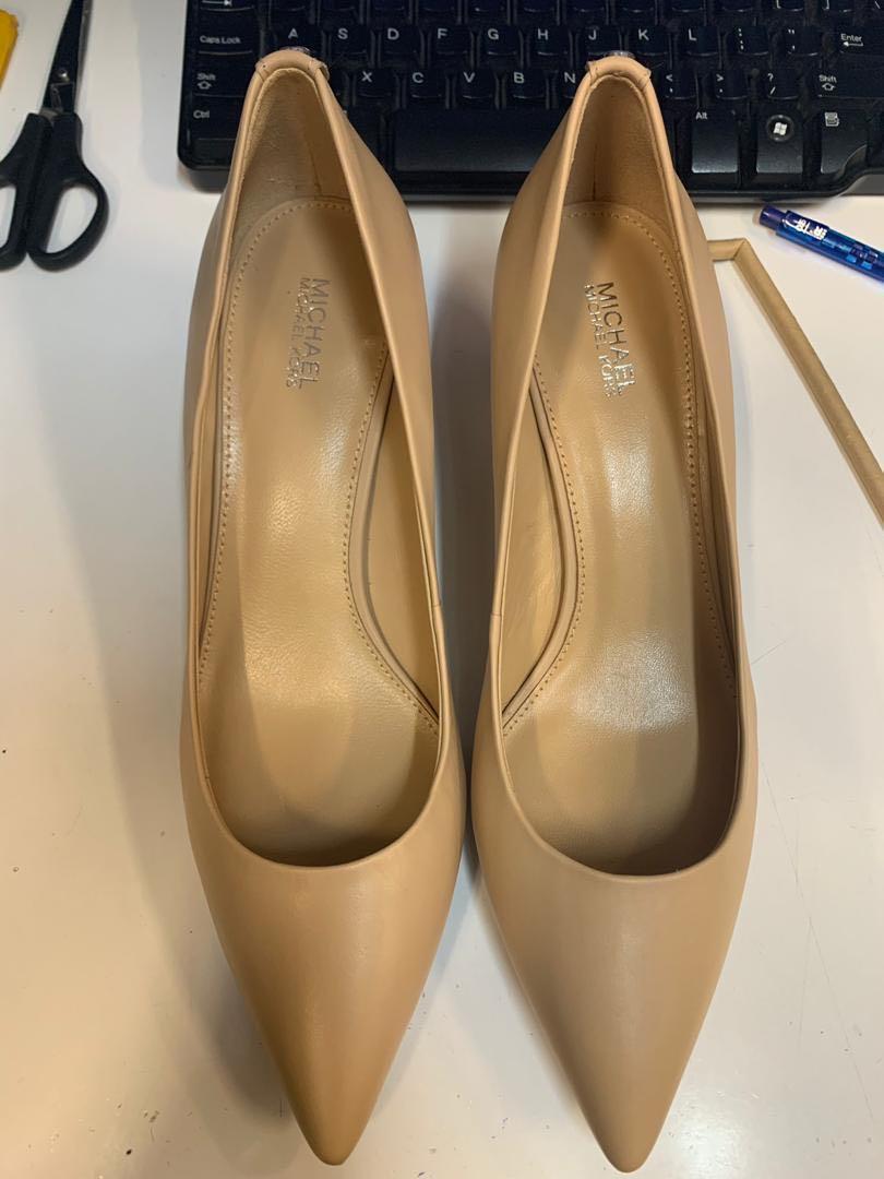 Michael kors nude heel hot sale