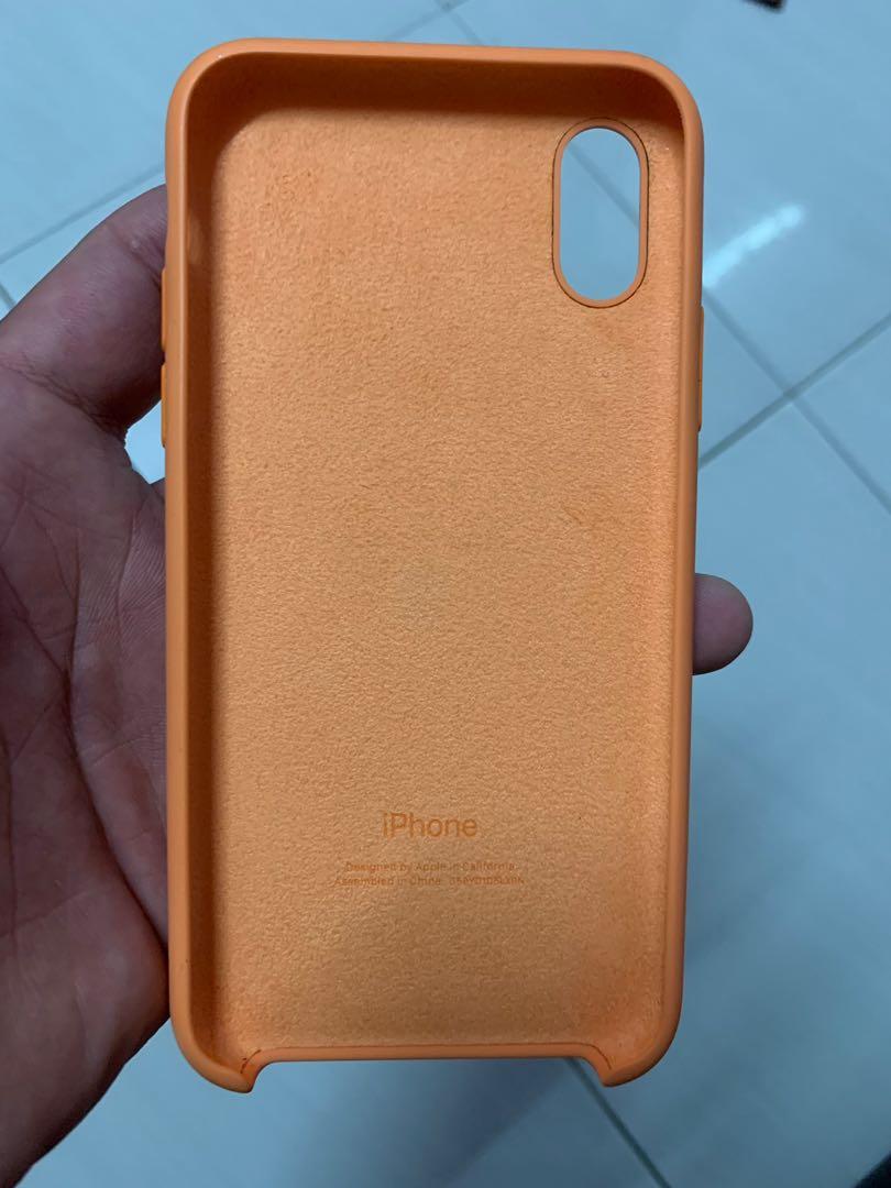 Original Iphone Xs Max Silicone Case Papaya Mobile Phones Tablets Mobile Tablet Accessories Cases Sleeves On Carousell