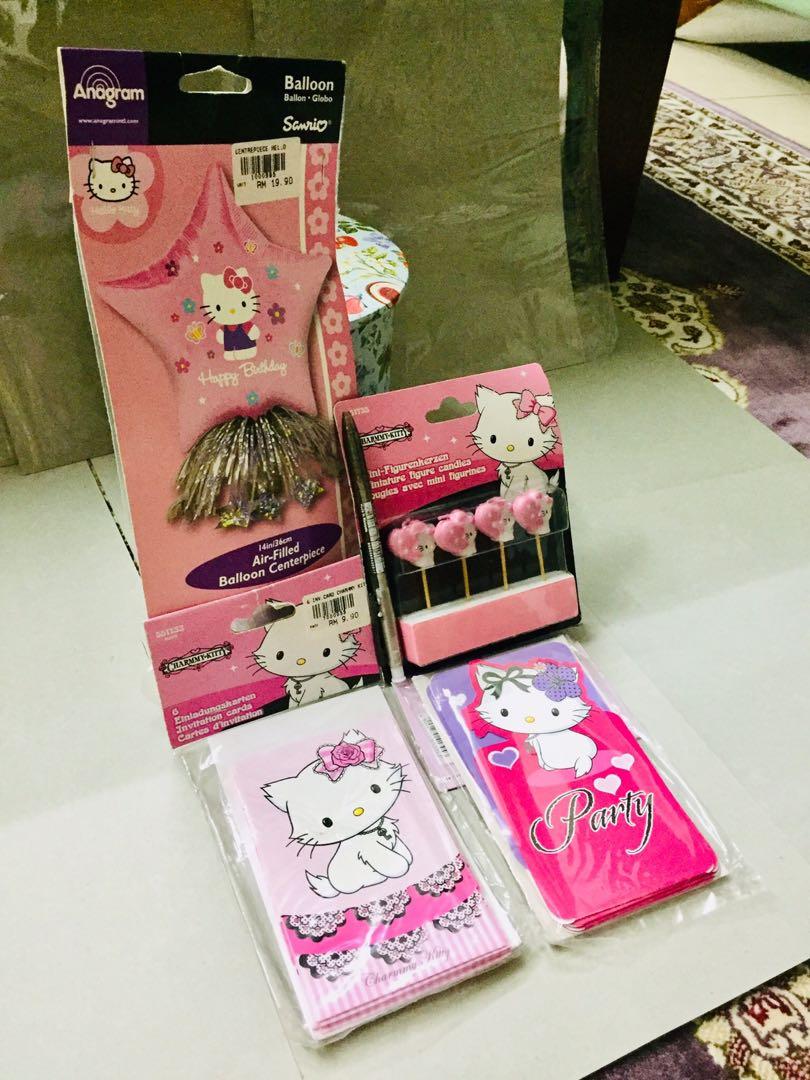 Party Set Hello Kitty Toys Games Other Toys On Carousell