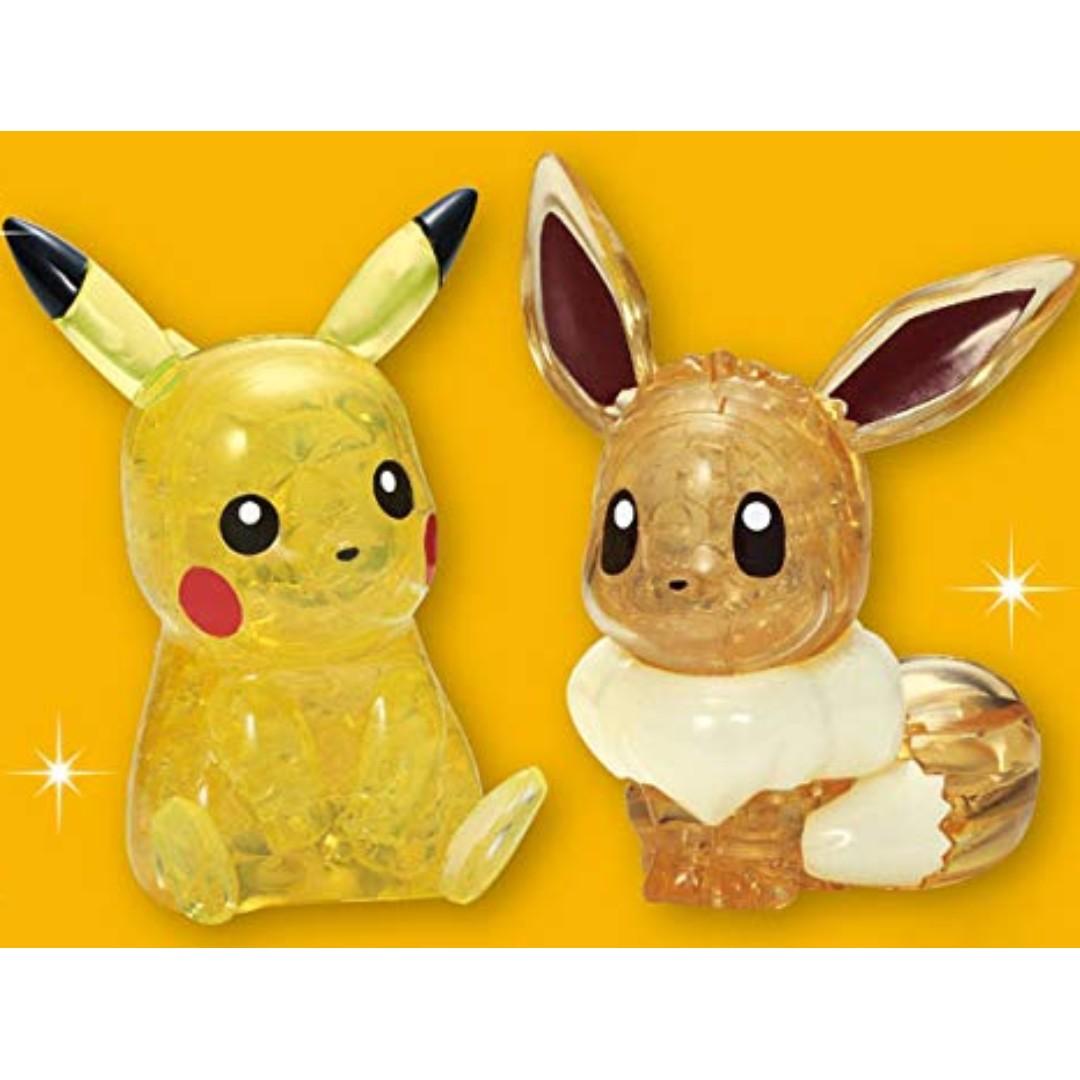 Pokemon Crystal 3d Puzzle Pikachu Eevee Set Pre Order