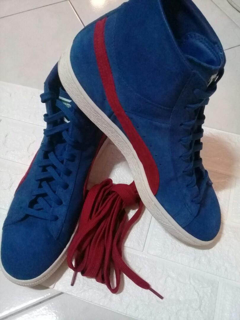Mens puma suede discount high tops