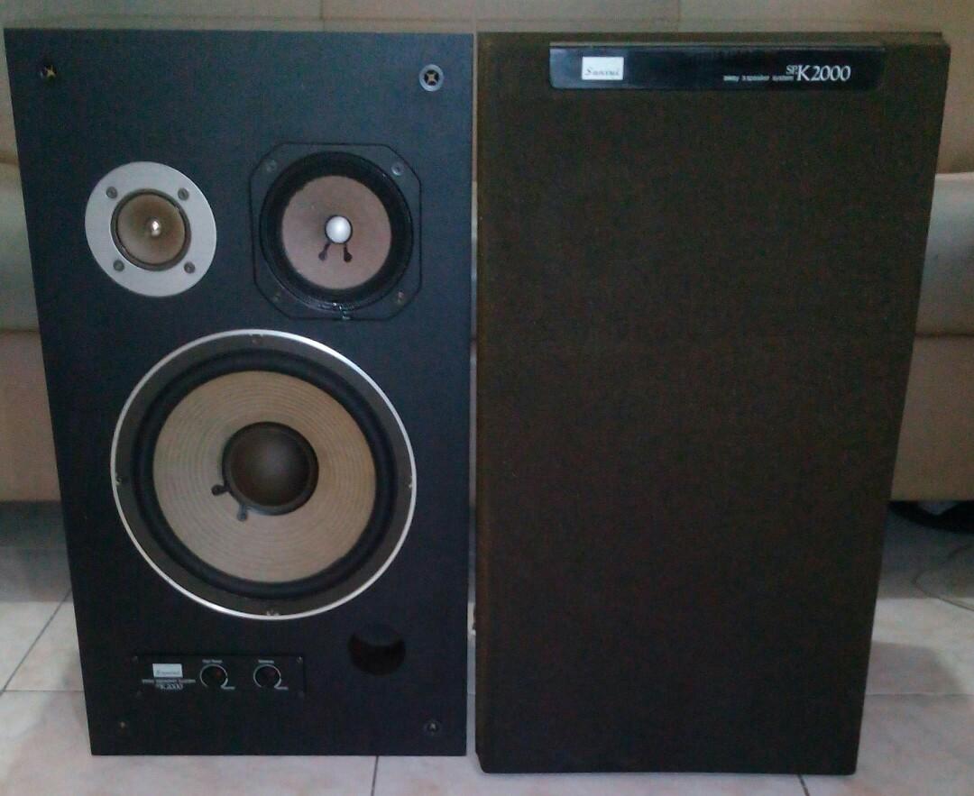 sansui 15 inch speakers