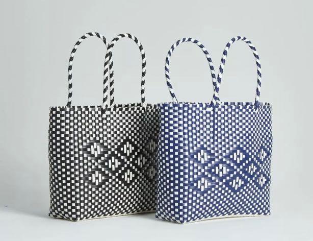 Woven plastic tote Outlet