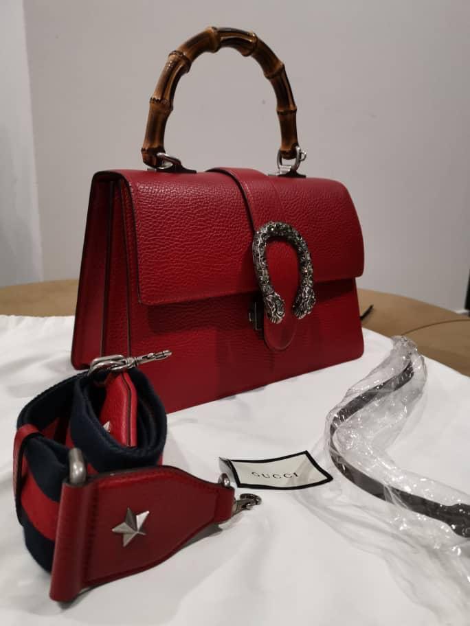 Dionysus medium top handle bag red outlet