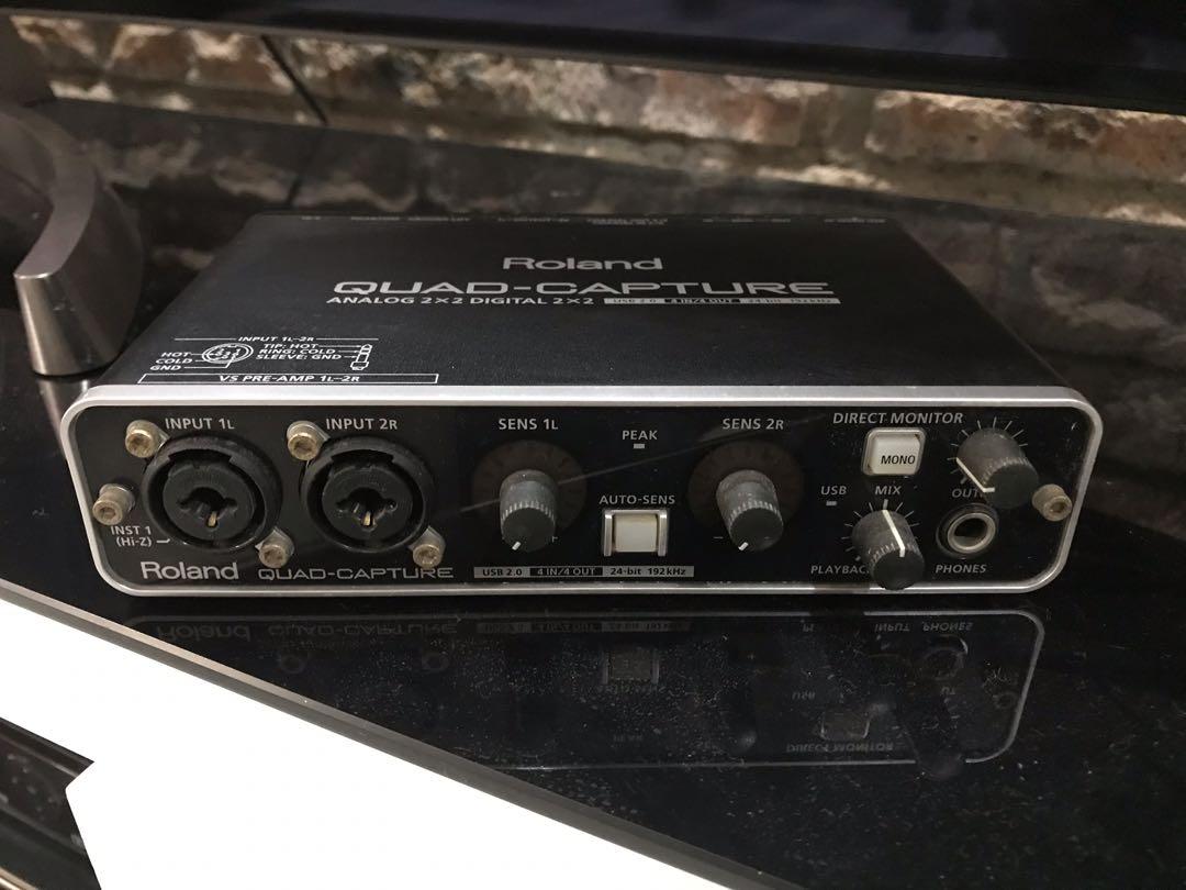 roland quad capture analog 2x2 digital 2x2